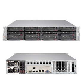 Supermicro SSG-6029P-E1CR12L sistema barebone per server LGA 3647 (Socket P) Armadio (2U) Nero (SSG-6029P-E1CR12L)