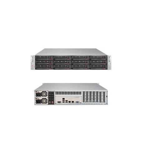 Supermicro SSG-6029P-E1CR12L sistema barebone per server LGA 3647 (Socket P) Armadio (2U) Nero (SSG-6029P-E1CR12L)