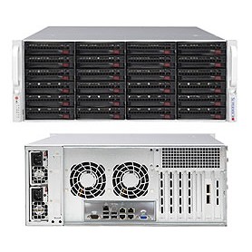 Supermicro SuperServer 6049P-E1CR24H C624 LGA 3647 (Socket P) Armadio (4U) Nero (SSG-6049P-E1CR24H)