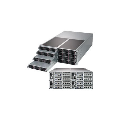 Supermicro SYS-F619P2-RT sistema barebone per server Intel® C621 LGA 3647 (Socket P) Armadio (4U) Nero (SYS-F619P2-RT)