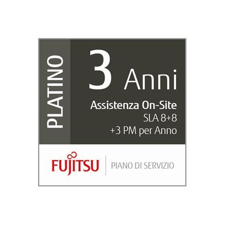 Fujitsu 3 Years Onsite Service 8+8+3PM (U3-PLAT-LVP)