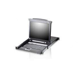 ATEN CL5708N-ATA switch per keyboard-video-mouse (kvm) Montaggio rack Nero (CL5708N-ATA)