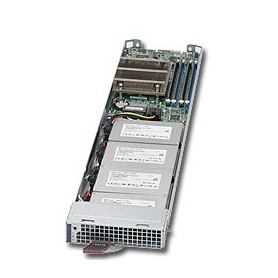 Supermicro MicroBlade MBI-6118D-T4 Intel® C224 LGA 1150 (Presa H3) Grigio, Argento (MBI-6118D-T4)