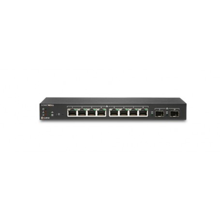 SonicWall SWS12-8 Gestito L2 Gigabit Ethernet (10/100/1000) Nero (02-SSC-2462)