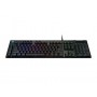 Logitech G G815 LIGHTSPEED RGB Mechanical Gaming Keyboard – GL Tactile tastiera USB Nordic Carbonio (920-008989)