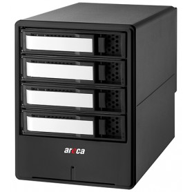 Areca ARC-8050T3U-4 server NAS e di archiviazione Mini Tower Collegamento ethernet LAN Nero (ARC-8050T3U-4)