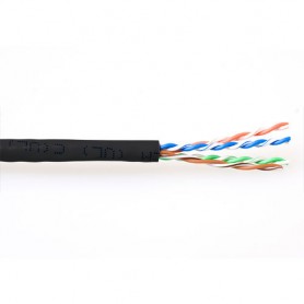 ACT Cat6a, 305m cavo di rete Nero U/UTP (UTP) (EP459B)