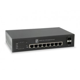LevelOne GEP-1023W120 switch di rete Gigabit Ethernet (10/100/1000) Supporto Power over Ethernet (PoE) Nero (GEP-1023W120)