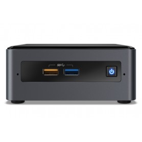 Intel NUC 7 Essential DDR4-SDRAM J4005 UCFF Intel Celeron J 4 GB 64 GB eMMC Windows 10 Mini PC Nero (BOXNUC7CJYSAMN)