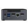 Intel NUC 7 Essential DDR4-SDRAM J4005 UCFF Intel Celeron J 4 GB 64 GB eMMC Windows 10 Mini PC Nero (BOXNUC7CJYSAMN)
