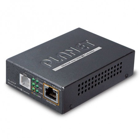 PLANET VC-231GP convertitore multimediale di rete 1000 Mbit/s Nero (VC-231GP)