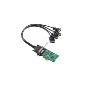 Moxa CP-104EL-A scheda di interfaccia e adattatore Interno Seriale (CP-104EL-A-DB25M)