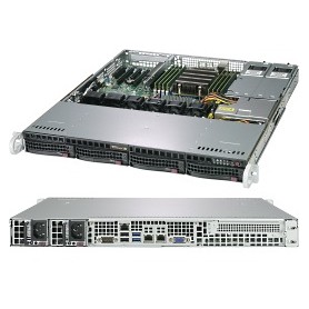 Supermicro A+ Server 1013S-MTR Socket SP3 Rack (1U) Nero, Grigio (AS-1013S-MTR)