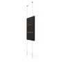 Peerless DSF265P Supporto per display espositivi 165,1 cm (65") Argento (DSF265P)