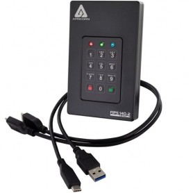 Apricorn Aegis Fortress L3 2000 GB Nero (AFL3-2TB)