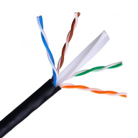 AISENS A135-0264 cavo di rete Nero 305 m Cat6 U/UTP (UTP) (A135-0264)