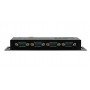 EXSYS EX-6124POE adattatore per inversione del genere dei cavi RJ-45 4 x RS-232/422/485 Nero (EX-6124POE)