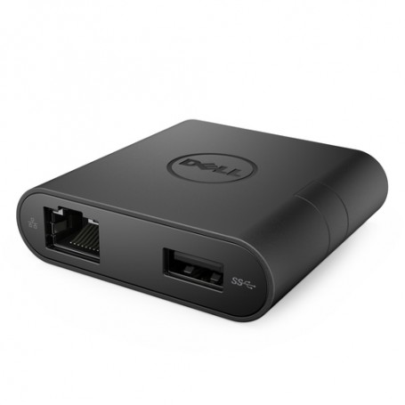 DELL DA200 replicatore di porte e docking station per notebook Cablato USB 3.2 Gen 1 (3.1 Gen 1) Type-C Nero (DA200)