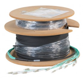 EFB Elektronik O8303L60OM4 cavo a fibre ottiche 60 m 4x LC U-DQ(ZN) BH OM4 Nero (O8303L60OM4)