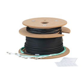 EFB Elektronik O8303L100OM4 cavo a fibre ottiche 100 m 4x LC U-DQ(ZN) BH OM4 Nero (O8303L100OM4)