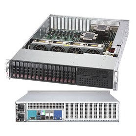 Supermicro SuperServer SYS-2029P-TXRT Intel® C621 LGA 3647 (Socket P) Armadio (2U) Nero (SYS-2029P-TXRT)