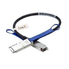 Mellanox Technologies MFA1A00-E003 cavo InfiniBand 3 m QSFP28 Nero, Blu (MFA1A00-E003)