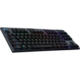 Logitech G G915 TKL Tenkeyless LIGHTSPEED Wireless RGB Mechanical Gaming Keyboard tastiera USB AZERTY Francese Carb (920-009497)