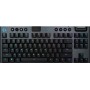 Logitech G G915 TKL Tenkeyless LIGHTSPEED Wireless RGB Mechanical Gaming Keyboard tastiera USB AZERTY Francese Carb (920-009497)