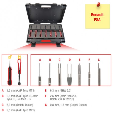 KS Tools 154.0160 set di strumenti meccanici 7 strumenti (154.0160)