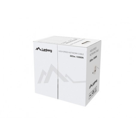 Lanberg LCU5-12CU-0305-B cavo di rete Blu 305 m Cat5e U/UTP (UTP) (LCU5-12CU-0305-B)
