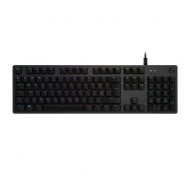 Logitech G G512 CARBON LIGHTSYNC RGB Mechanical Gaming Keyboard with GX Brown switches tastiera USB AZERTY Belga Ca (920-009348)