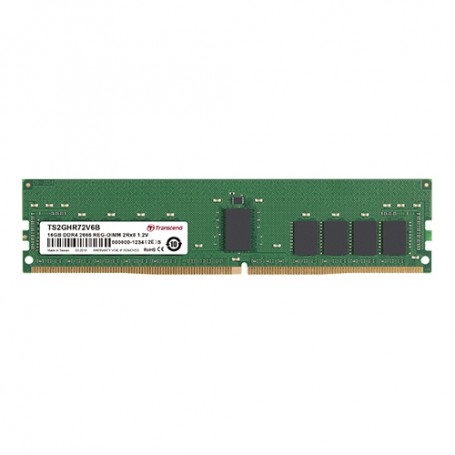 Transcend TS2GHR72V6B memoria 16 GB 2 x 8 GB DDR4 2666 MHz Data Integrity Check (verifica integrità dati) (TS2GHR72V6B)