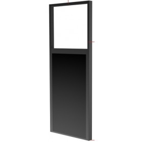 Peerless DS-OM46ND-CEIL Supporto per display espositivi 139,7 cm (55") Nero (DS-OM46ND-CEIL)