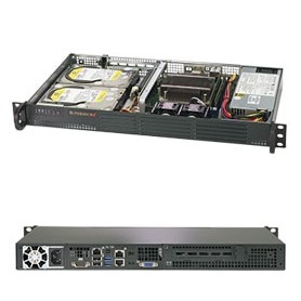 Supermicro SuperServer 5019C-L Intel C242 LGA 1151 (Presa H4) Rack (1U) Nero (SYS-5019C-L)