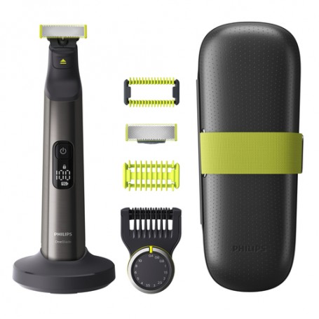 Philips OneBlade QP6650/61 regolabarba Bagnato e secco Grigio (QP6650/61)