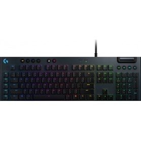 Logitech G G815 LIGHTSYNC RGB Mechanical Gaming Keyboard – GL Linear tastiera USB Russo Carbonio (920-009007)