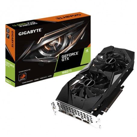 Gigabyte GV-N166TWF2-6GD scheda video NVIDIA GeForce GTX 1660 Ti 6 GB GDDR6 (GV-N166TWF2-6GD)