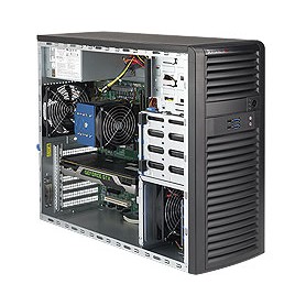 Supermicro SYS-5039C-T barebone per PC/stazione di lavoro Midi-Tower Nero Intel C246 LGA 1151 (Presa H4) (SYS-5039C-T)