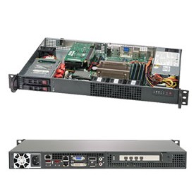 Supermicro SuperServer 1019C-HTN2 LGA 1151 (Presa H4) Rack (1U) Nero (SYS-1019C-HTN2)
