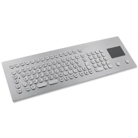 GETT InduSteel tastiera USB Inglese US Acciaio inossidabile (KV17200)