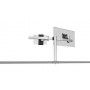 Durable 508823 supporto da tavolo per Tv a schermo piatto 86,4 cm (34") Morsa Argento (508823)