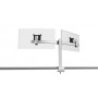 Durable 508523 supporto da tavolo per Tv a schermo piatto 68,6 cm (27") Morsa Argento (508523)