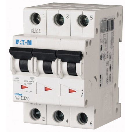Eaton FAZ-C25/3 interruttore automatico Interruttore in miniatura Tipo C (278875)