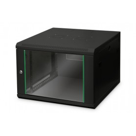 Digitus DN-19 07U-6/6-EC-SW rack 7U Da parete Nero (DN-19 07U-6/6-EC-SW)