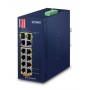 PLANET IFGS-1022HPT switch di rete Non gestito Fast Ethernet (10/100) Supporto Power over Ethernet (PoE) Blu (IFGS-1022HPT)