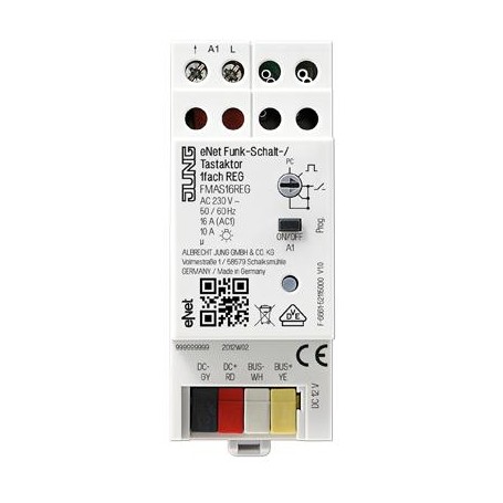 JUNG FM AS 16 REG attuatore elettrico Bianco (FMAS16REG)