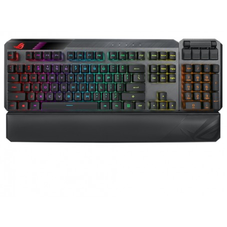 ASUS ROG Claymore II tastiera Wireless a RF + USB QWERTY Nero (90MP01W0-BKSA00)