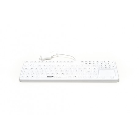 GETT Cleantype Prime Touch+ tastiera USB Svizzere Bianco (KG26238)