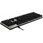 Logitech G G413 Mechanical Gaming Keyboard tastiera USB Russo Nero, Argento (920-008516)