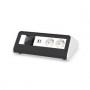 Kindermann 7430000872 presa energia 2 x USB A Nero, Bianco (7430000872)